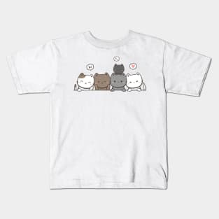 Cute Cats , cats lover Kids T-Shirt